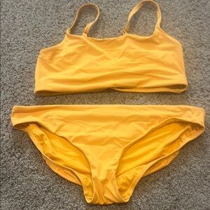 Athleta Vibrant Gold Bikini Set